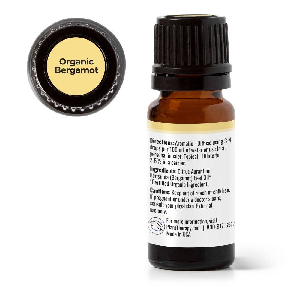 Organic Bergamot Essential Oil 10 mL