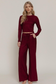 Long Sleeve Top & Long Pants Set Mocha