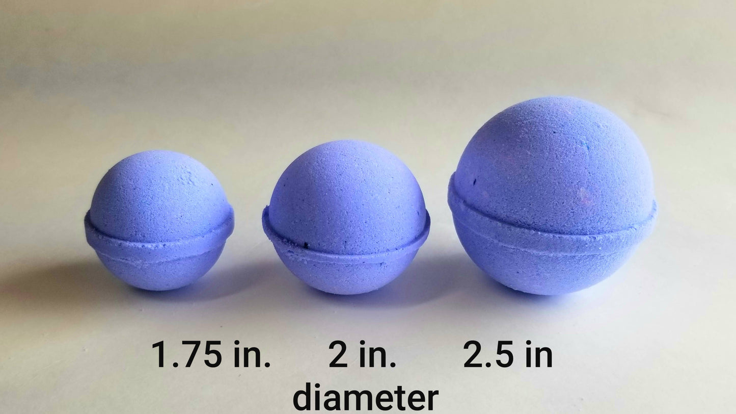 Bath Bombs, small, 1.75 in. diameter