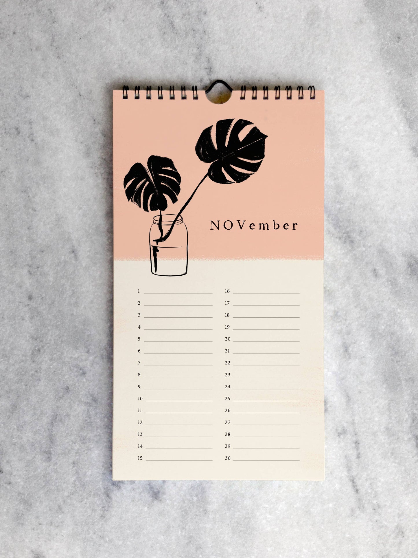 House Plants Celebration Calendar | Perpetual Calendar