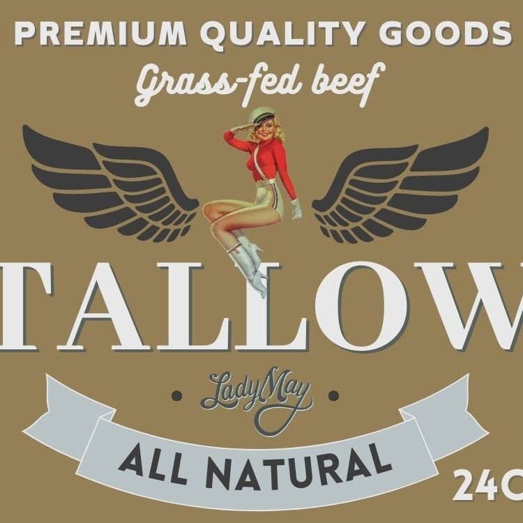 Cooking Tallow, 24oz, Premium Quality Grass-Fed Beef