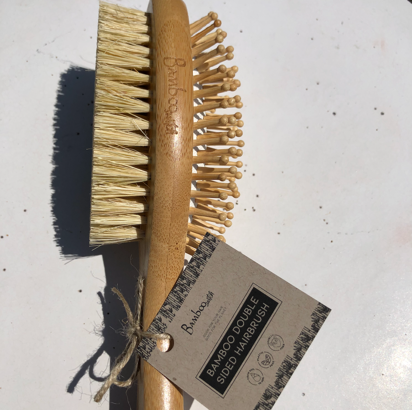 Bamboo Two Sided Hairbrush | Haircare Bestseller