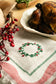 Wreath Hand-Stitched Tea Towel Set