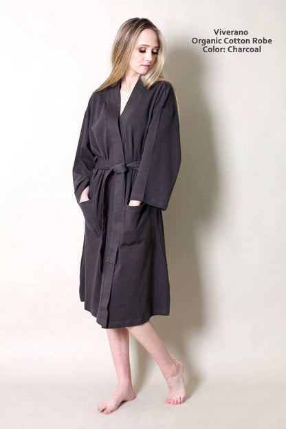 Women's Organic Cotton Bathrobe & Spa Robe