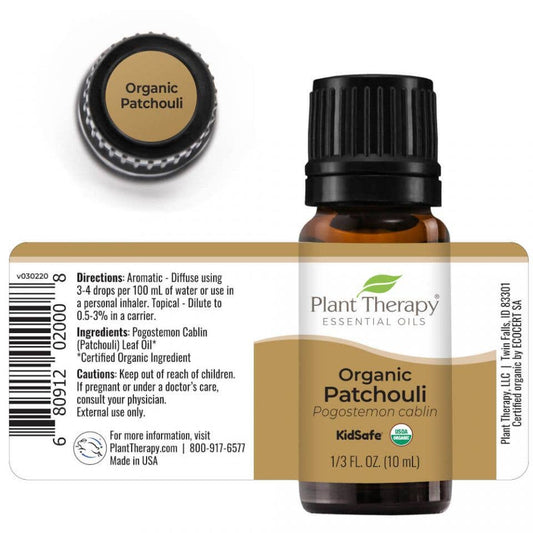 Organic Patchouli Essential Oil 10 mL