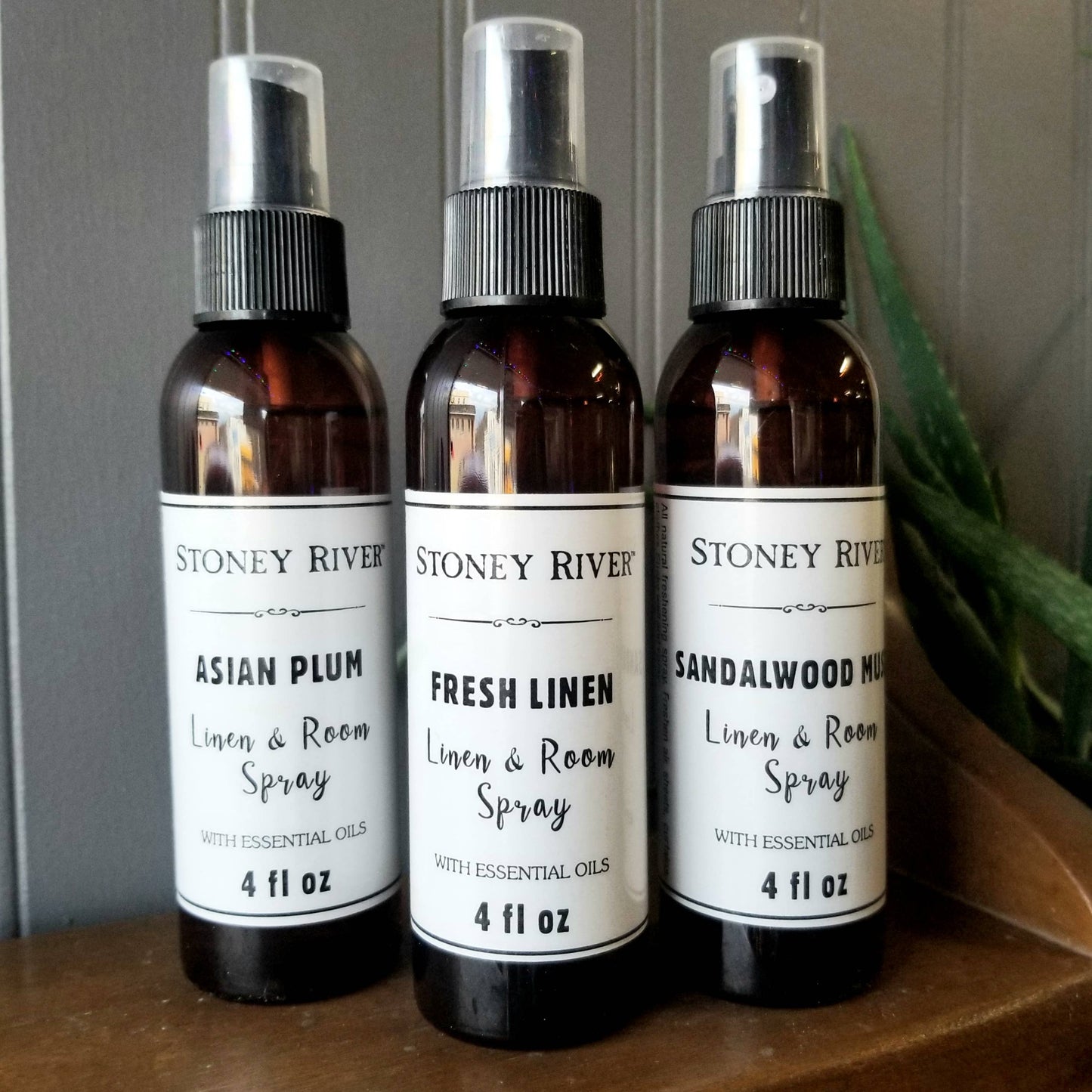 4 0z  linen and room sprays  with essential oils