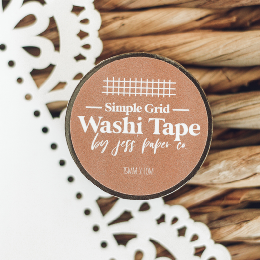 Simple Grid Washi Tape