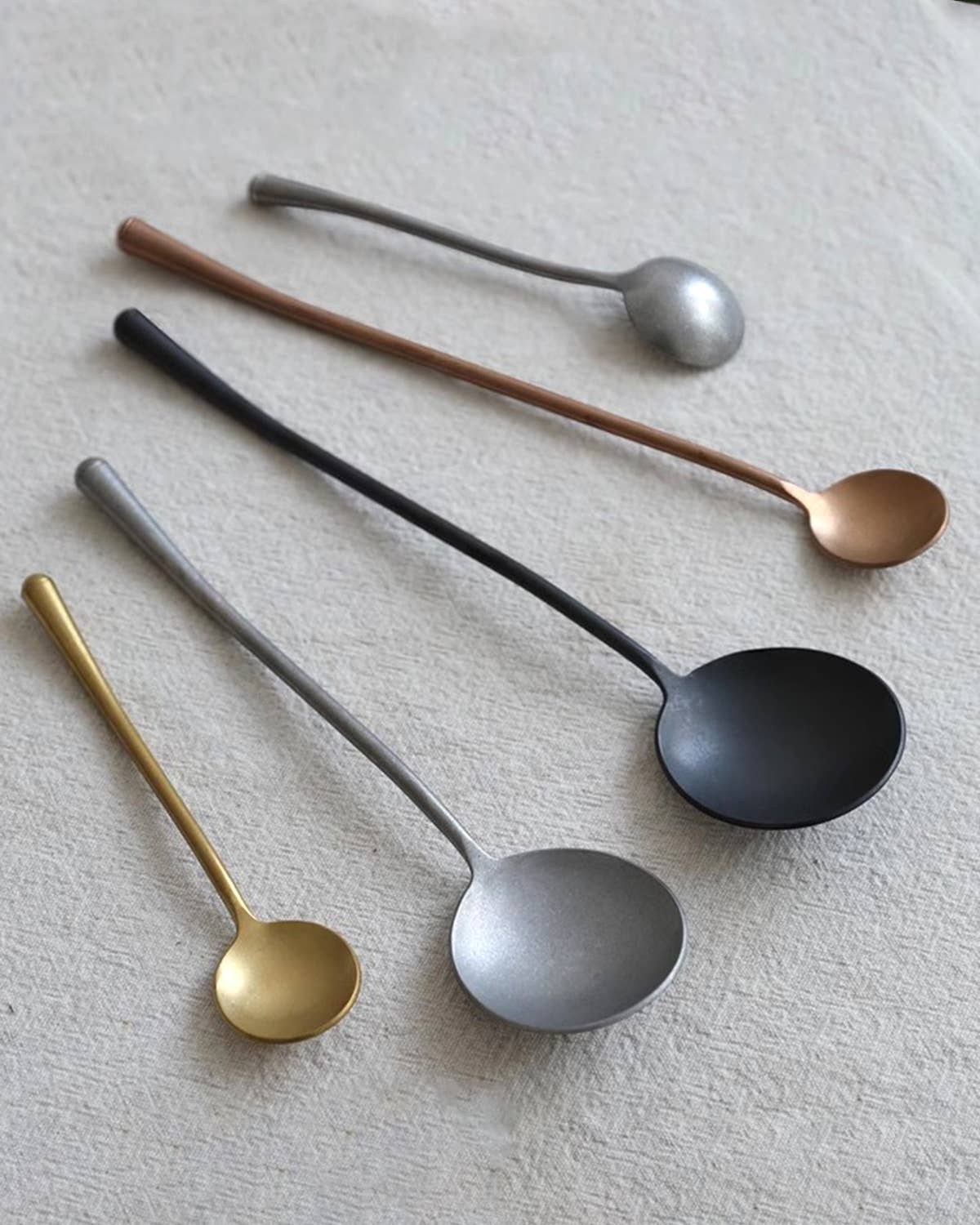 Modern Matte Spoons - Black
