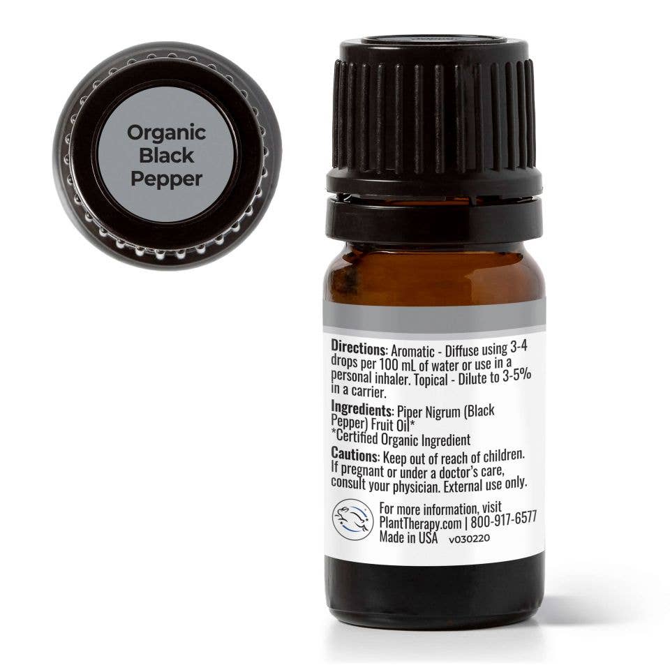 Organic Black Pepper Essential Oil 5 mL