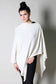 Women's Eco-Chic Poncho Sweater Knit Pullover (Organic)