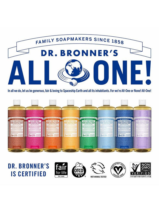 Dr Bronner's 18 in 1 Castile Soap