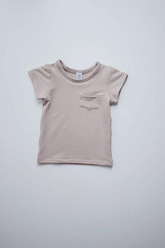 Bamboo pocket tee | oat