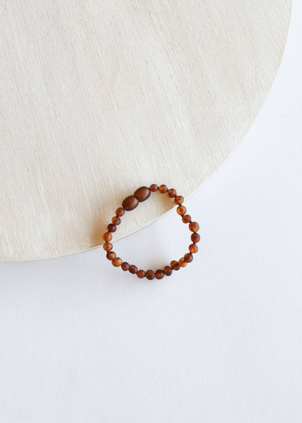 Raw Cognac Amber || Anklet or Bracelet