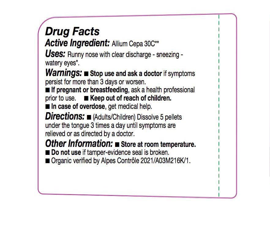 Olloïs Allium Cepa 30C Vegan Organic Kosher, 80 Pellets