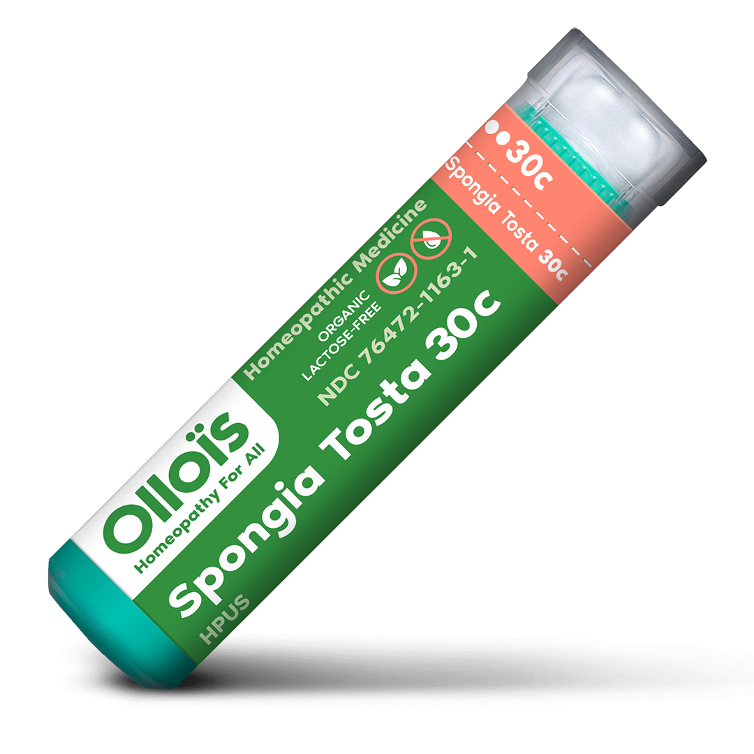 Olloïs Spongia Tosta 30C Lactose-Free Organic, 80 Pellets