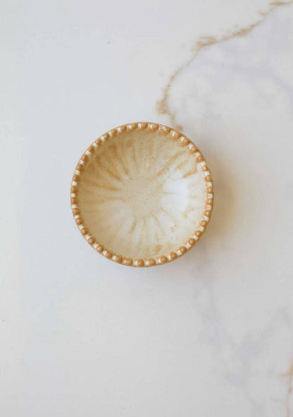 Ruffled Edge Ceramic Pinch Bowls