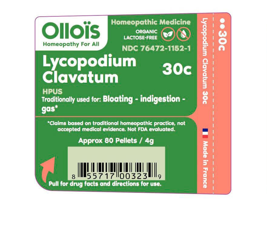 Olloïs Lycopodium Clavatum 30C Vegan Organic, 80 Pellets