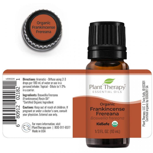 Organic Frankincense Frereana Essential Oil 10 mL