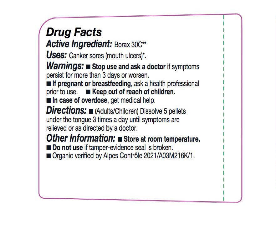 Olloïs Borax 30C Vegan Organic kosher 80 Homeopathic Pellets
