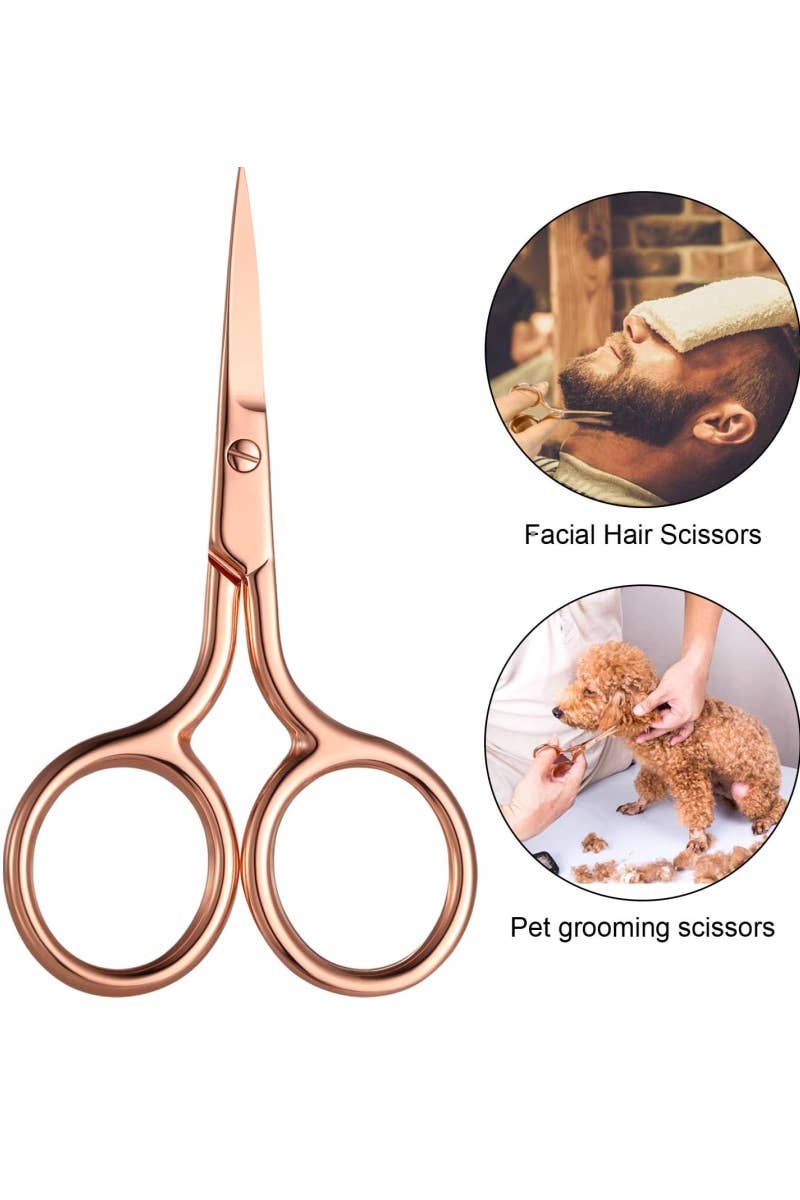 STAINLESS STEEL MINI BEAUTY GROOMING SCISSORS