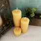 100% Pure and Natural Beeswax Honey Comb Pillar Candle
