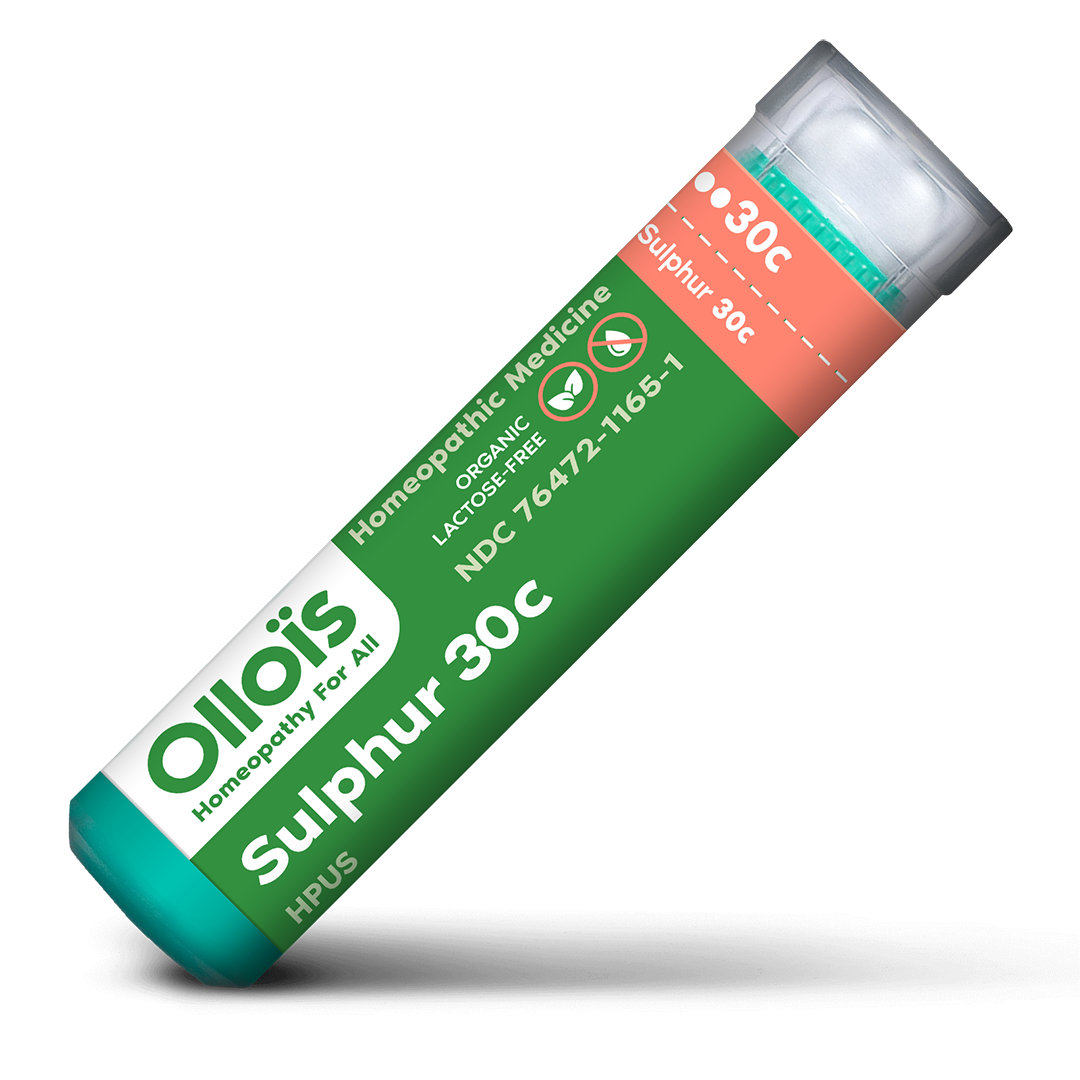 Olloïs Sulphur 30C Vegan Organic, 80 Homeopathic Pellets