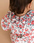 Amour Rose Floral Ruffle Baby Dress & Bloomer (Linen Blend)