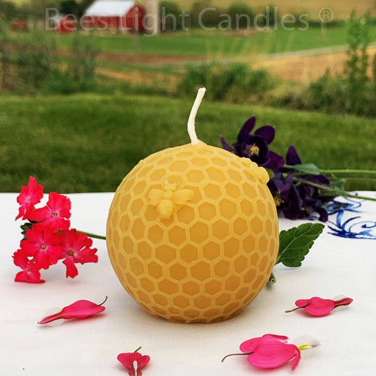 Honeycomb Ball Candle