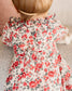 Amour Rose Floral Ruffle Baby Dress & Bloomer (Linen Blend)