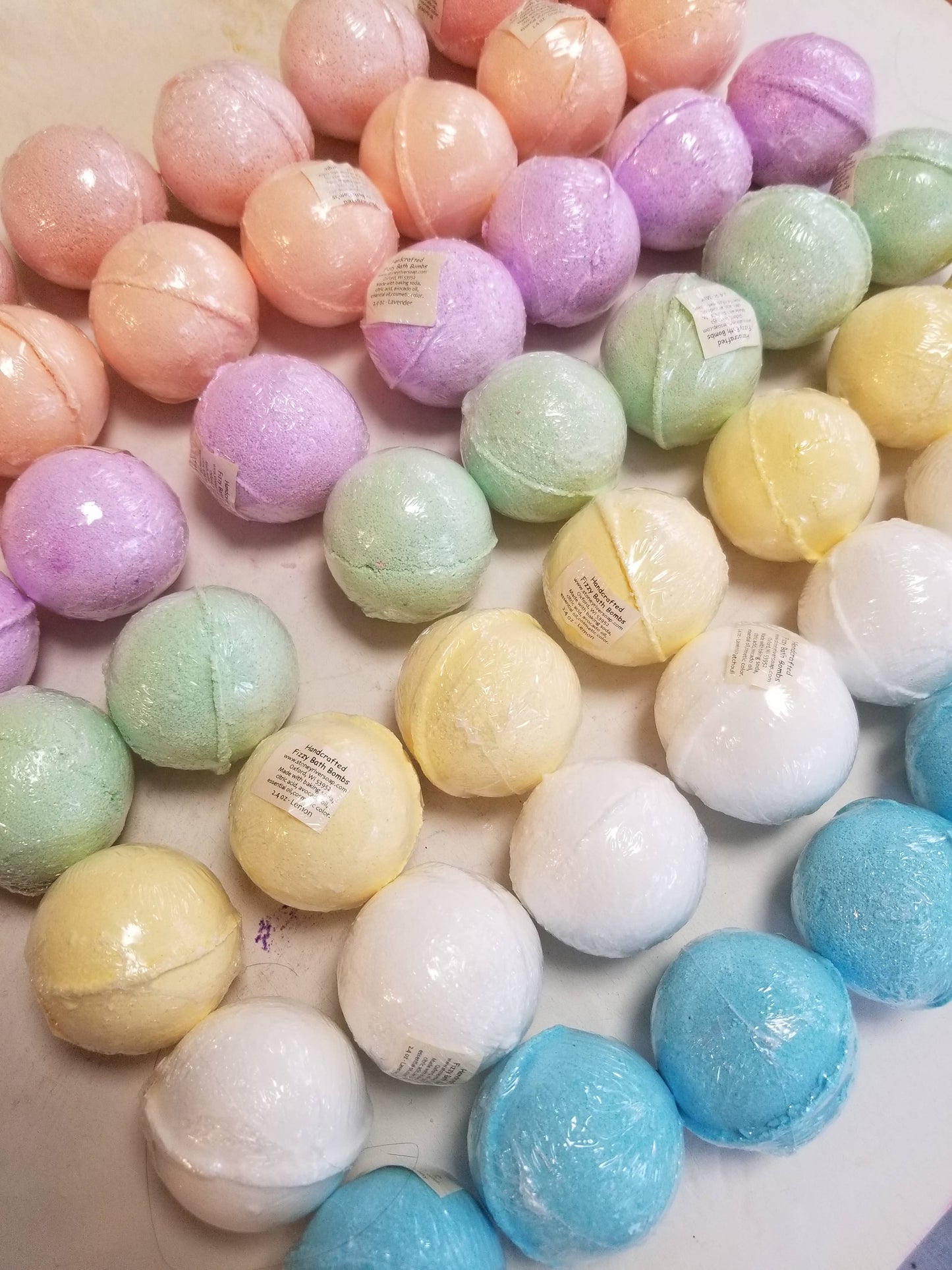 Bath Bombs, small, 1.75 in. diameter