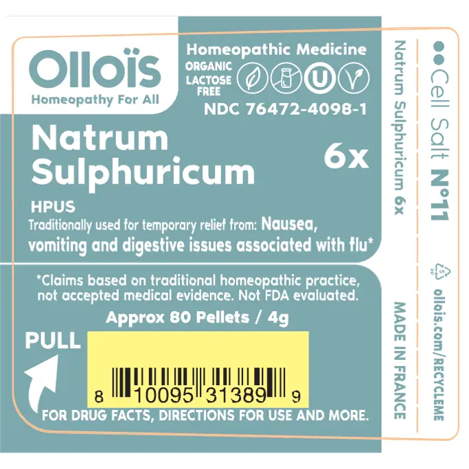 Olloïs Cell Salt #11 Natrum Sulphuricum 6x - Organic & Vegan