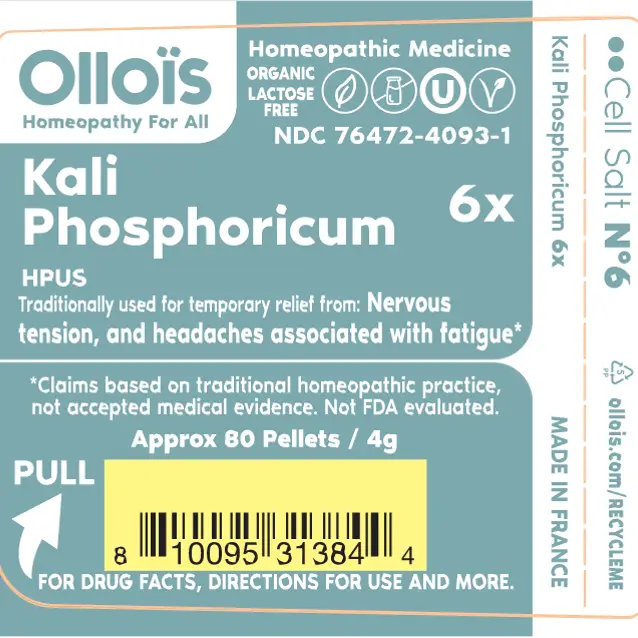 Olloïs Cell Salt #6 Kali Phosphoricum 6x - Organic & Vegan