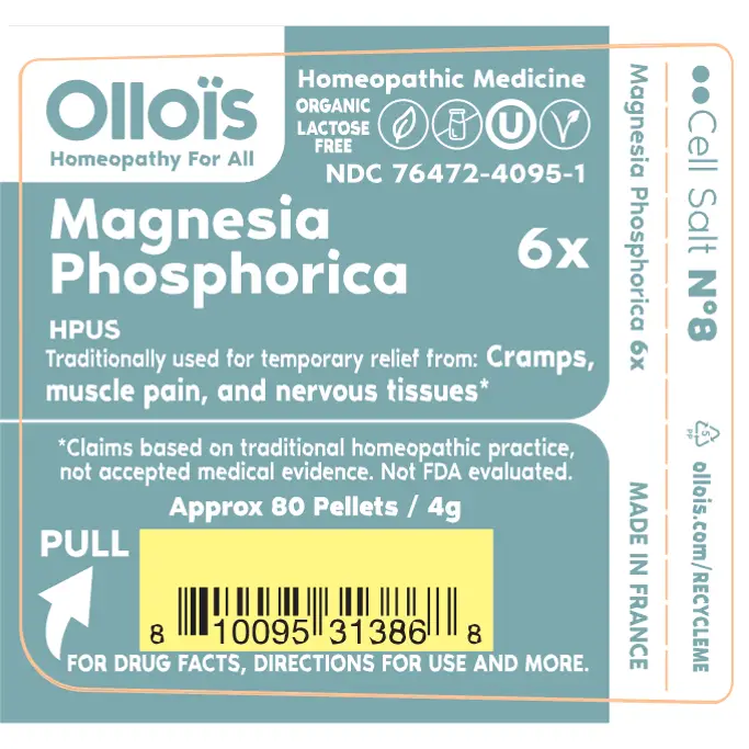 Olloïs Cell Salt #8 Magnesia Phosphorica 6x-Organic & Vegan