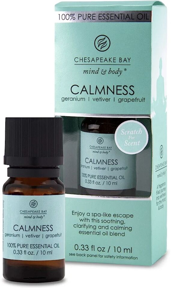 Calmness Essential Oil (Geranium, Vetiver, Grapefruit)