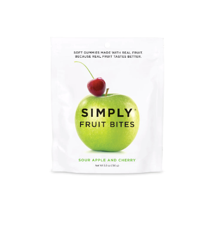 Fruit Bites - Sour Apple & Cherry (5.3 oz Bags)