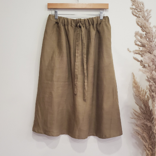 Linen Handmade Skirt by Gray Rayne
