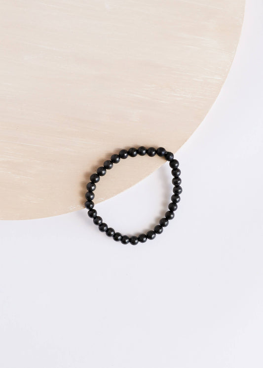 Raw Shungite || Adult Bracelet