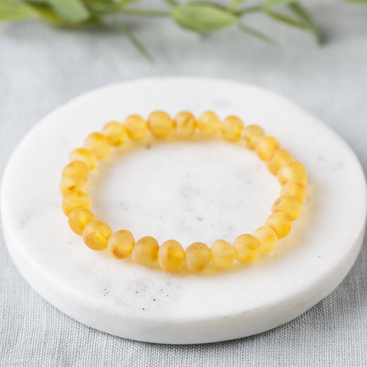 Adults | Raw Honey Baltic Amber Bracelet