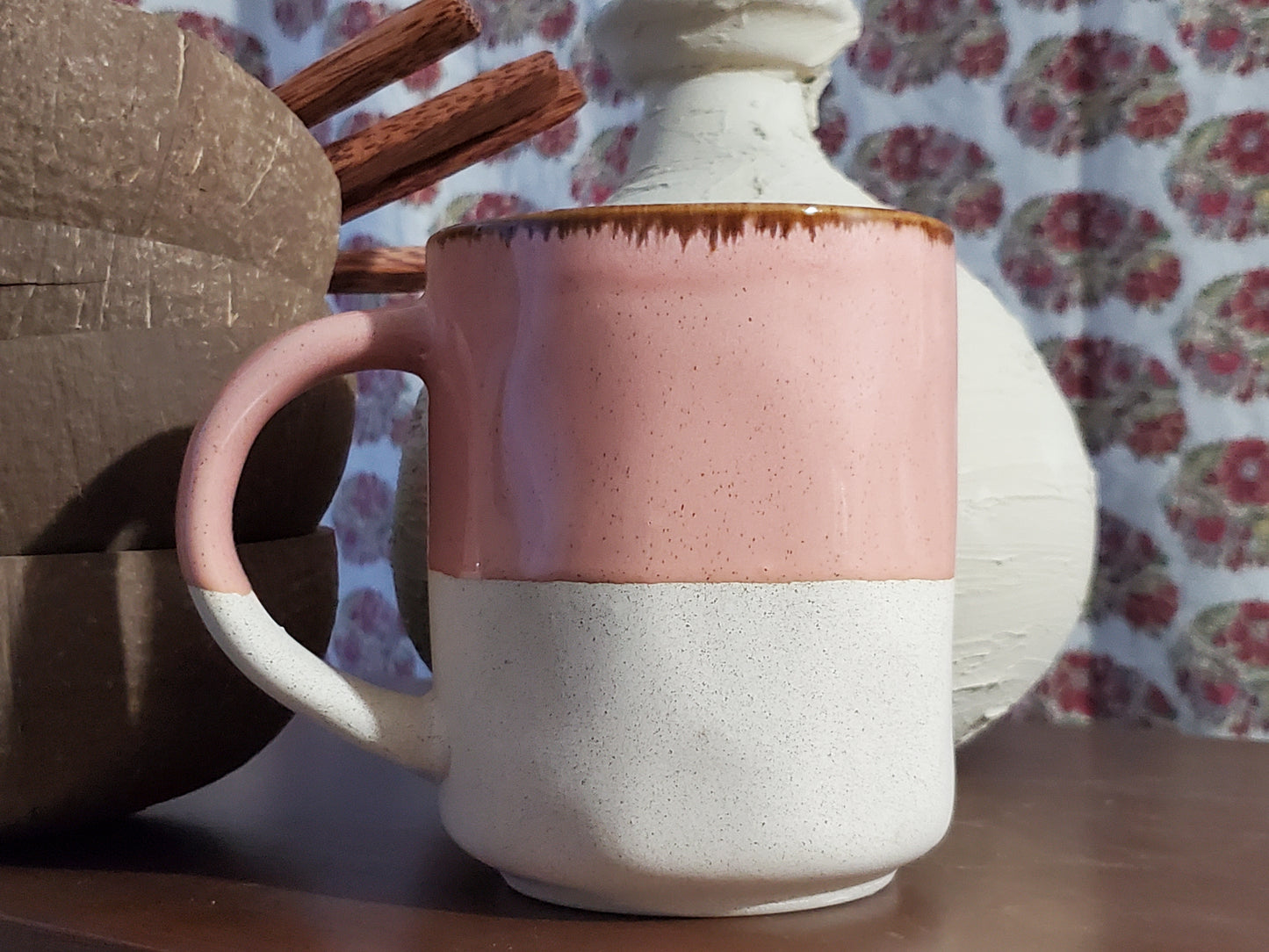 Pink Glazed Mug