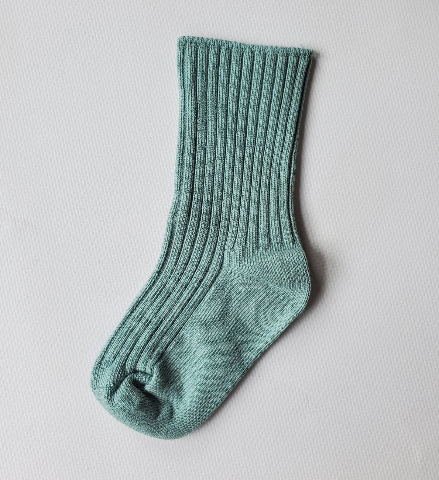 Organic Mineral Green Ankle Sock