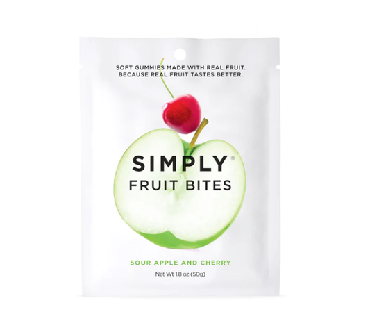 Fruit Bites - Sour Apple & Cherry (1.8 oz Bags)
