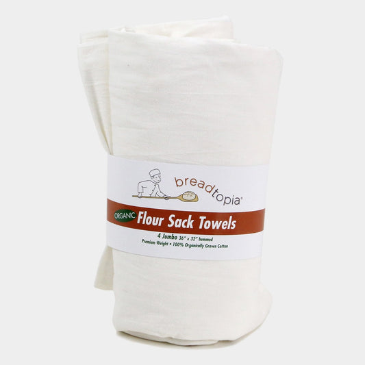 Jumbo Organic Flour Sack Towels Set of 4