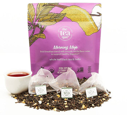 Morning Mojo, Organic Pu'erh Tea - 15 sachets each