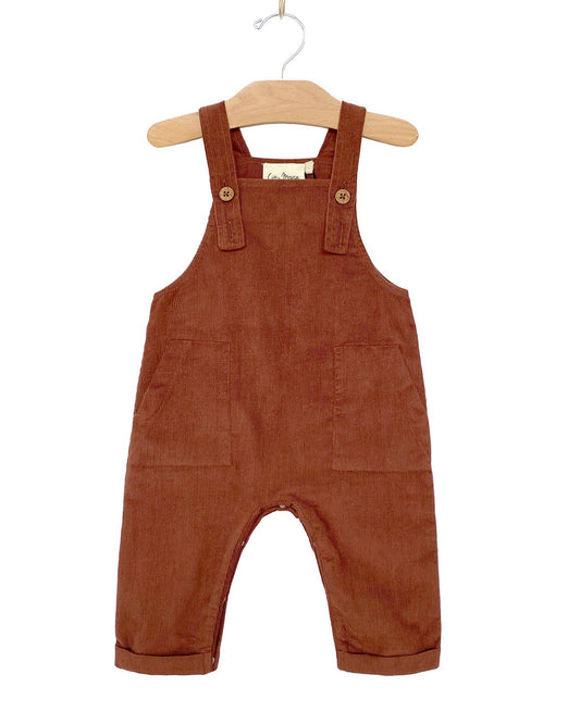 Corduroy Overall: Rust