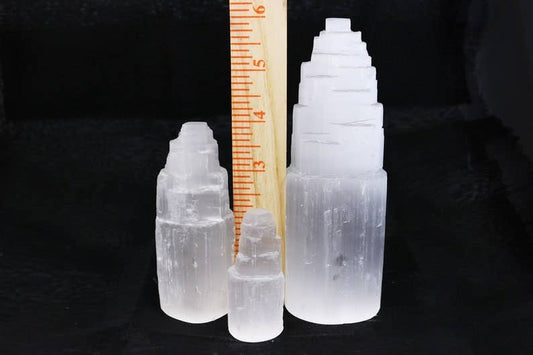 4 Inch Selenite Crystal Iceberg Tower