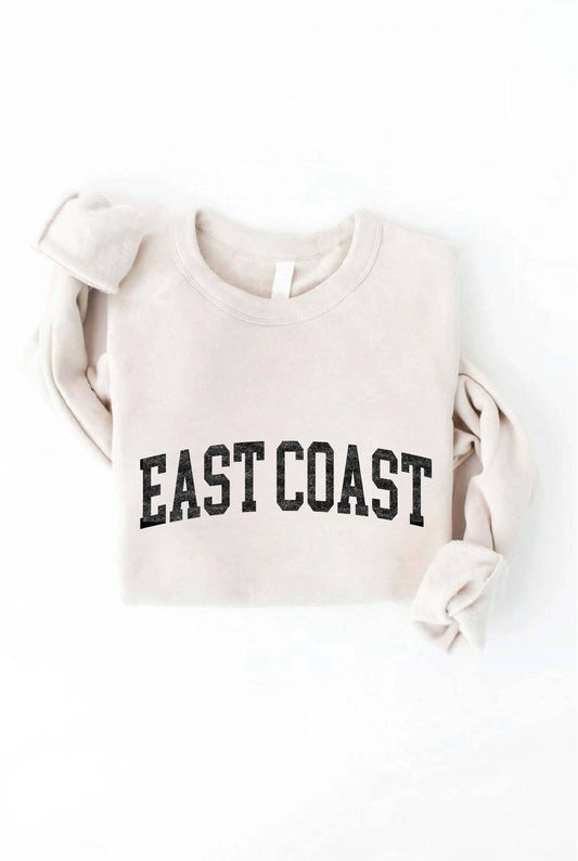 EAST COAST Graphic Sweatshirt : cream