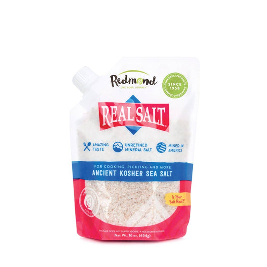 16 oz Redmond Real Salt, Kosher - Pouch
