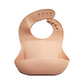 Silicone Bib - Straight - Blush