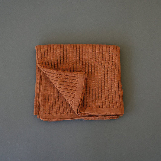 Rust Knit Quilt