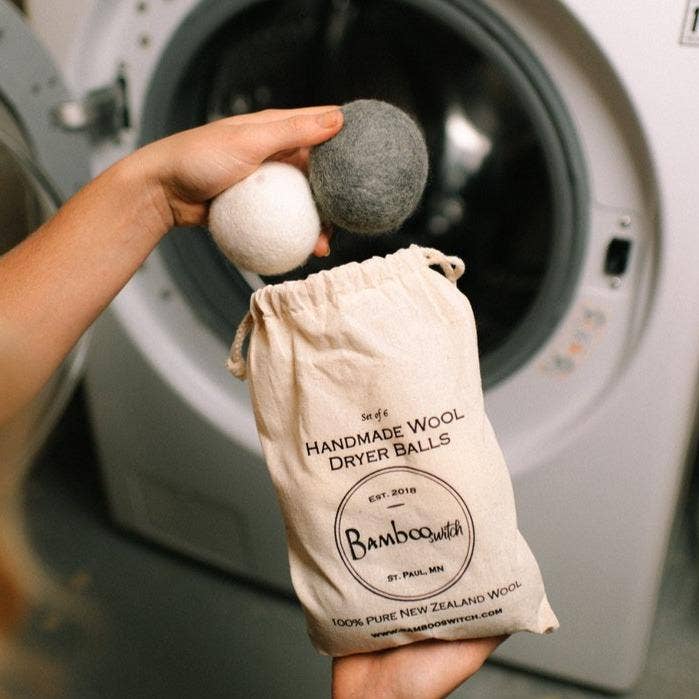 Set of 6 Organic Wool Dryer Balls  | Fall Bestseller
